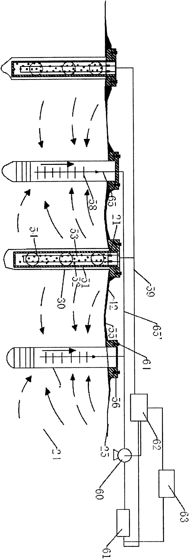 Method for treating contaminated soil by combining in-situ heat strengthening and soil vapor extraction technology