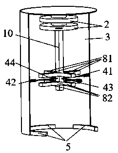 Multi-gear vibrating wire type bolt state monitoring device and using and recognizing method thereof