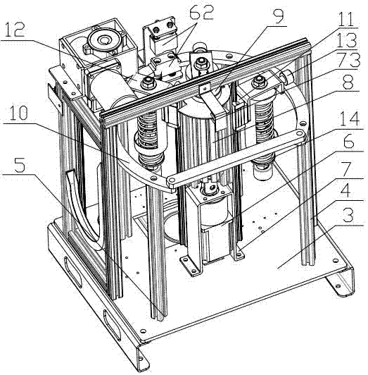 Omnipotent triple-head stamping machine