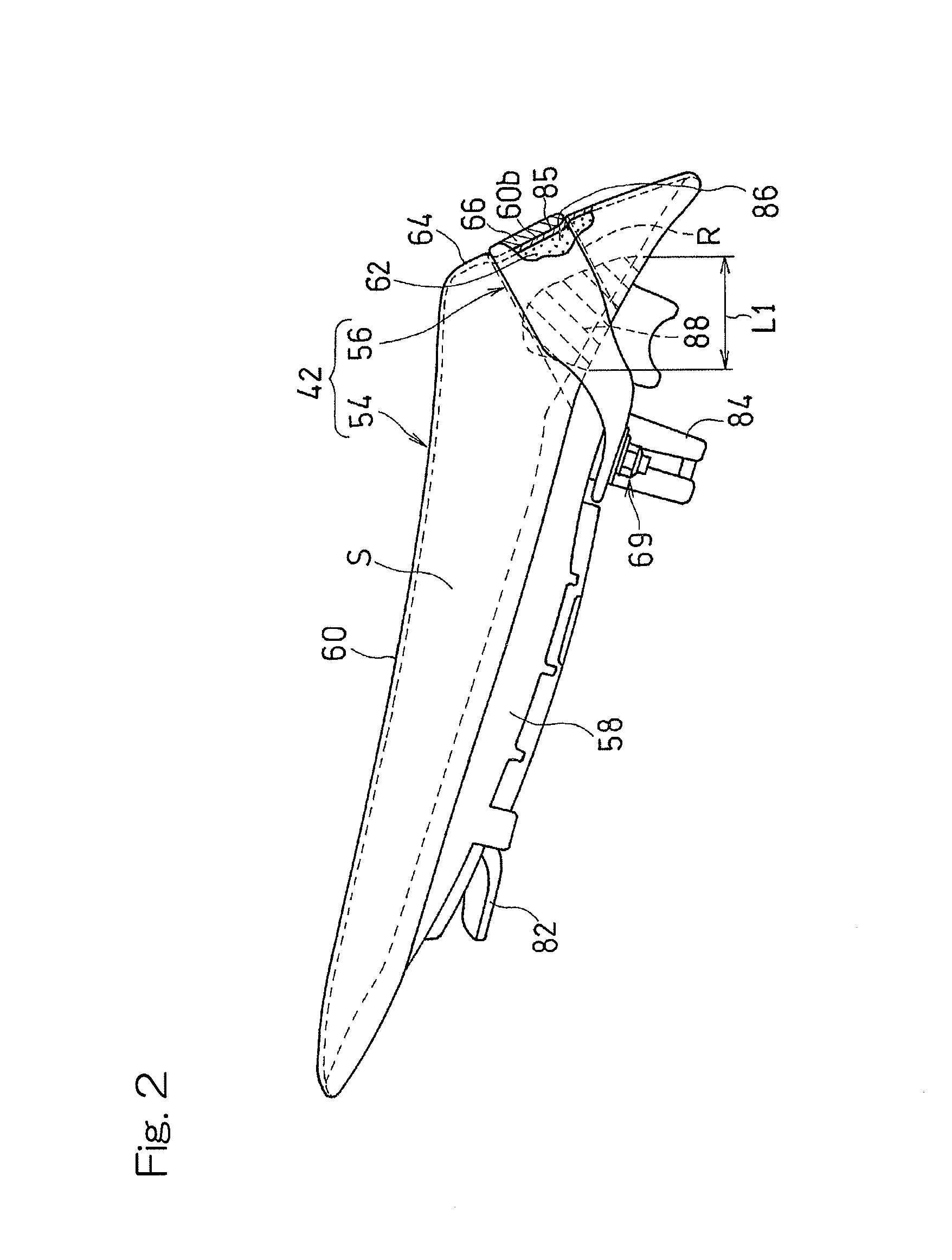 Seat assembly for saddle riding type automotive vehicle