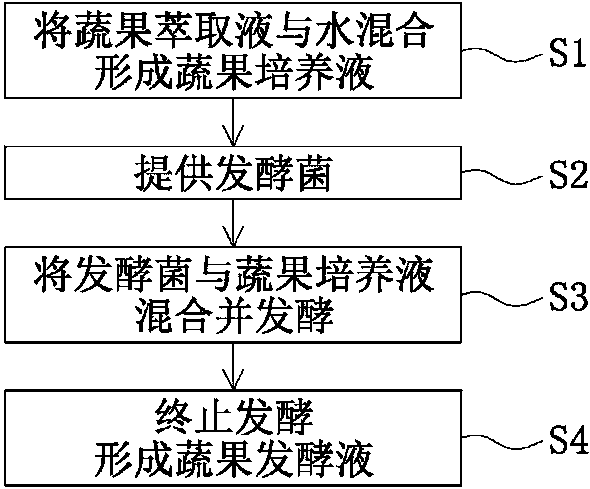 Manufacturing method for vegetable and fruit fermentation liquor, fermentation drink and manufacturing method thereof