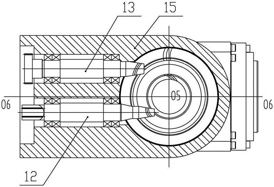 A low-load industrial robot hollow forearm and wrist structure