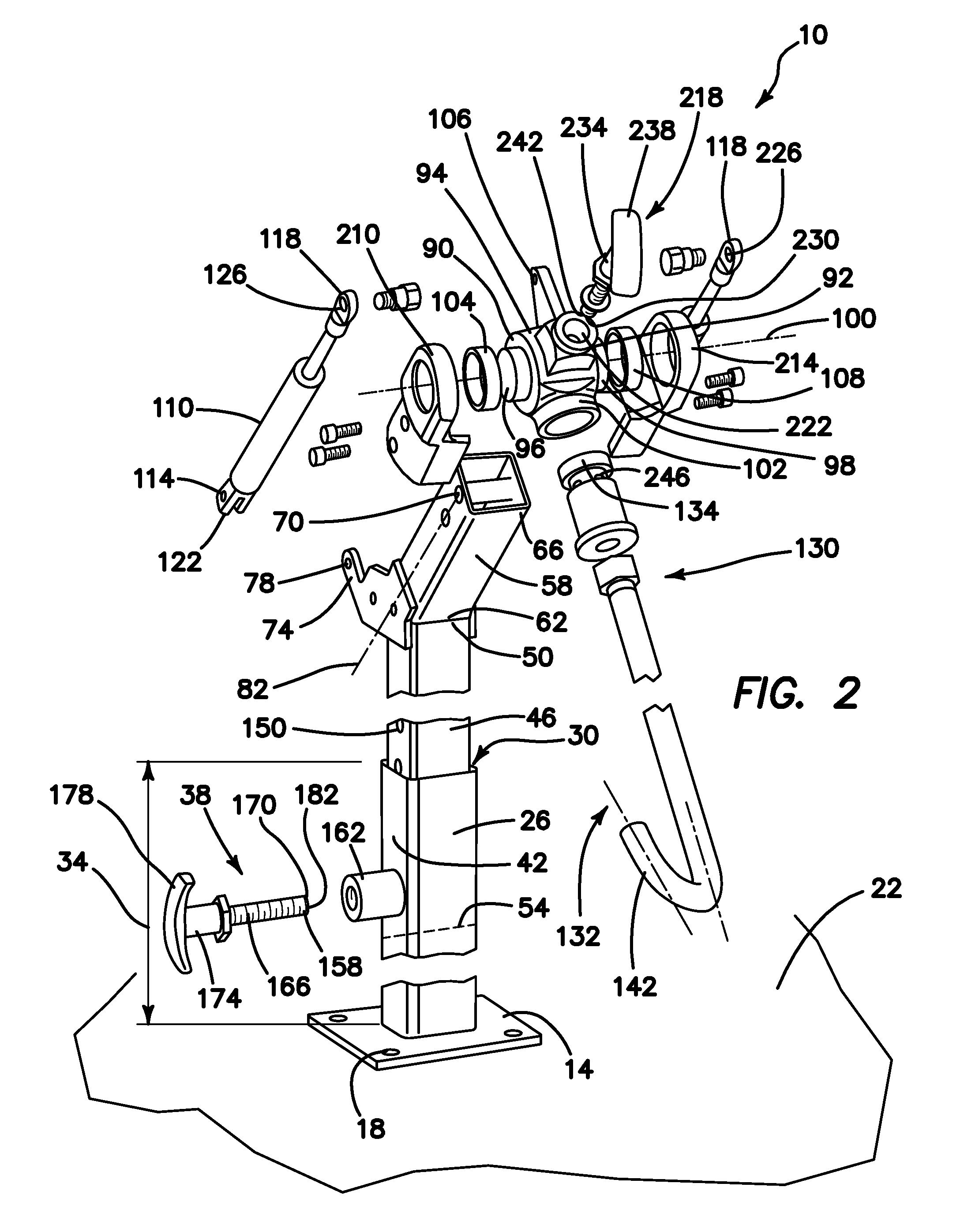 Artificial horse leg stand