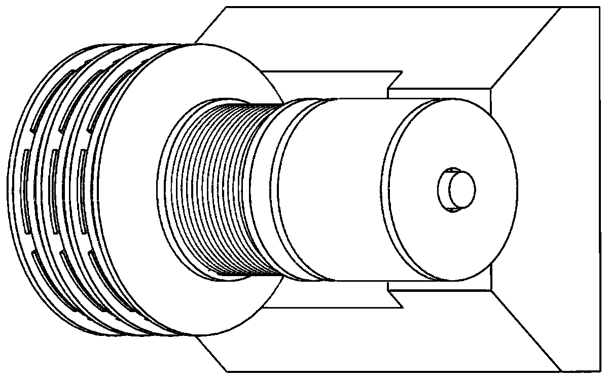 Electromagnetic damping device for spacecraft recovery