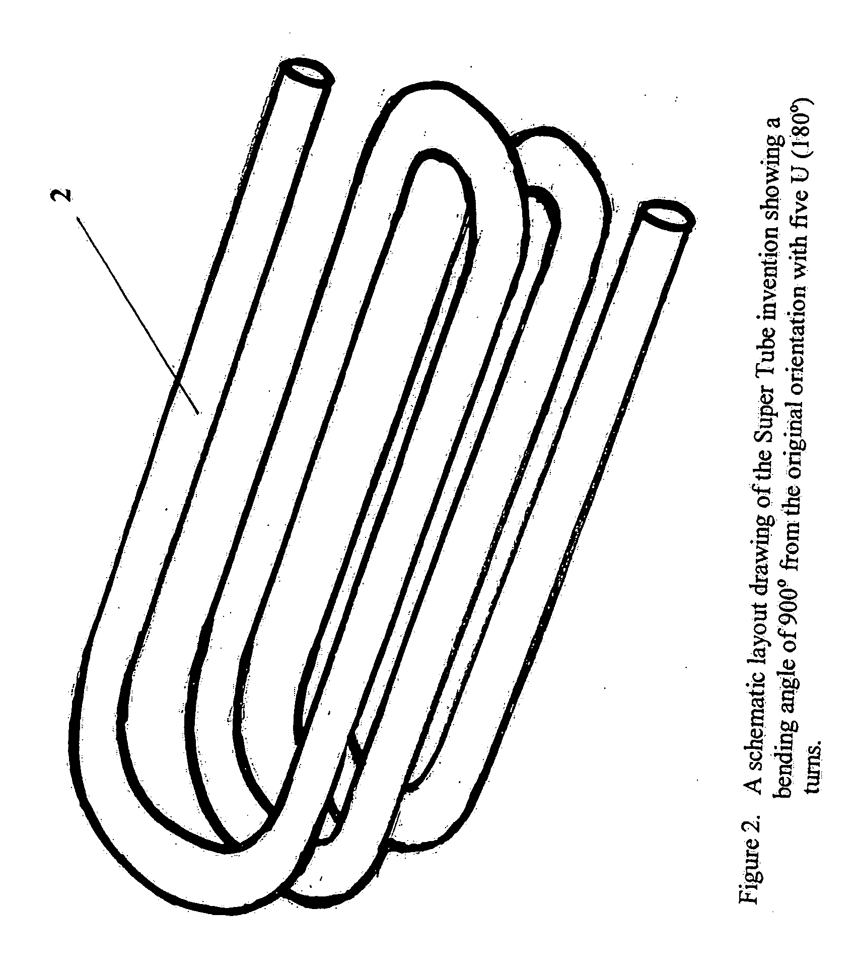 Method for detecting a gas species using a super tube waveguide