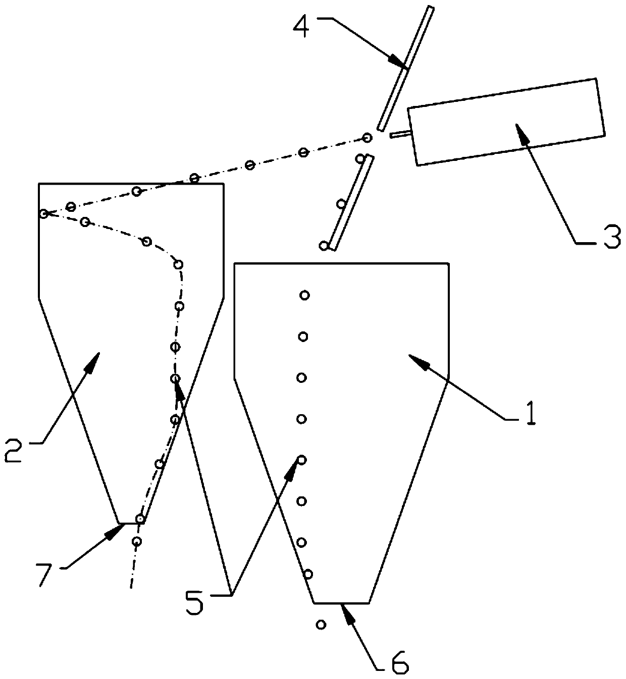 Anti-crushing and anti-deformation discharging device