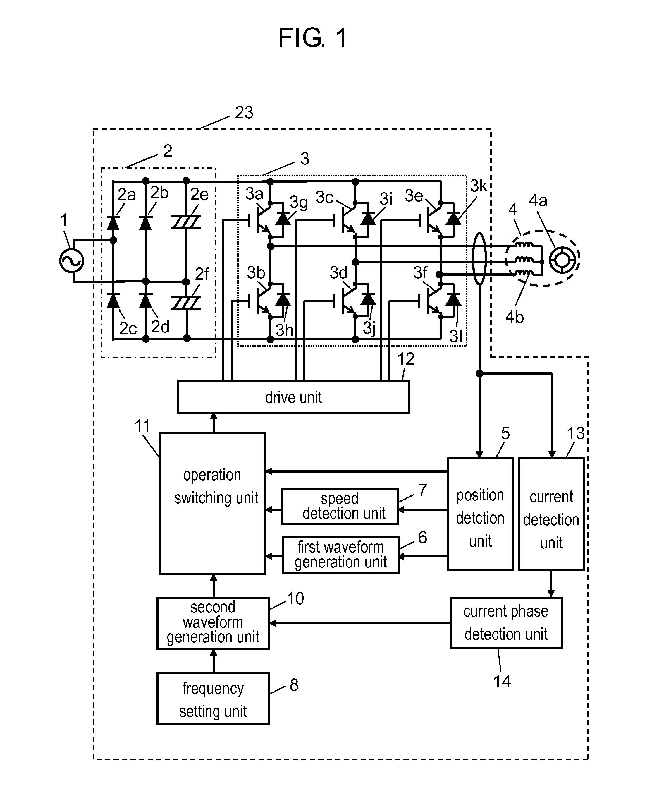 Motor driving device and electric equipment using the same