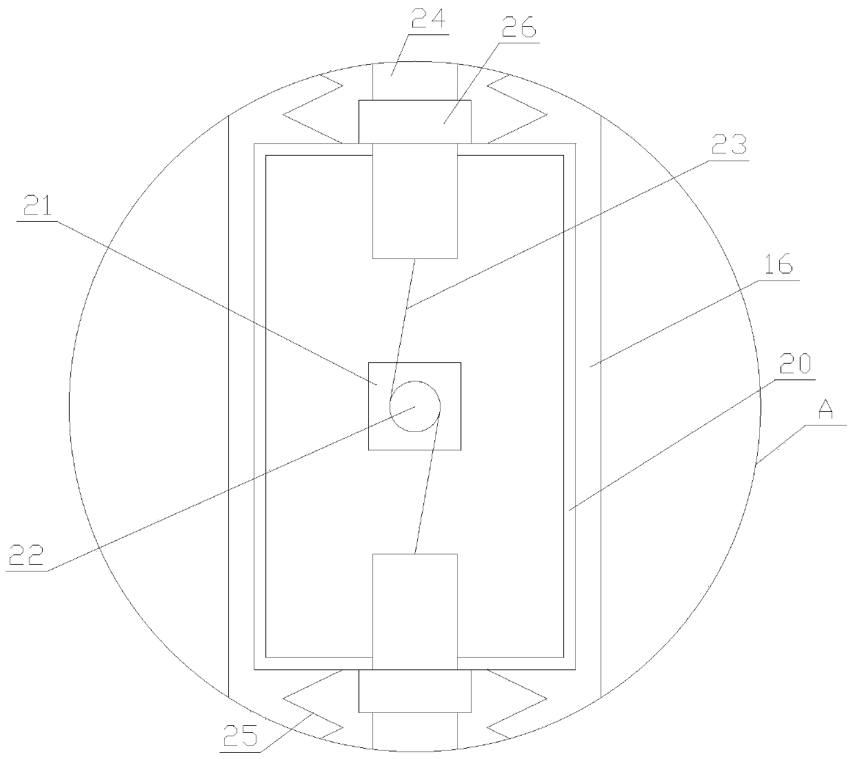 Hydraulic casting device with defoaming function