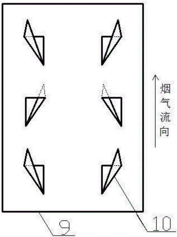 Device for desorbing sulfur trioxide in the front of air preheater