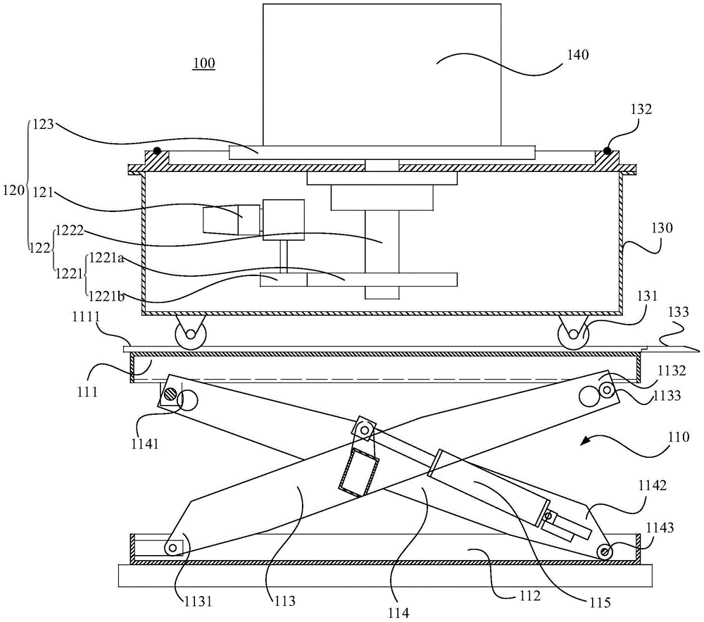 Bell furnace and burning bearing platform thereof