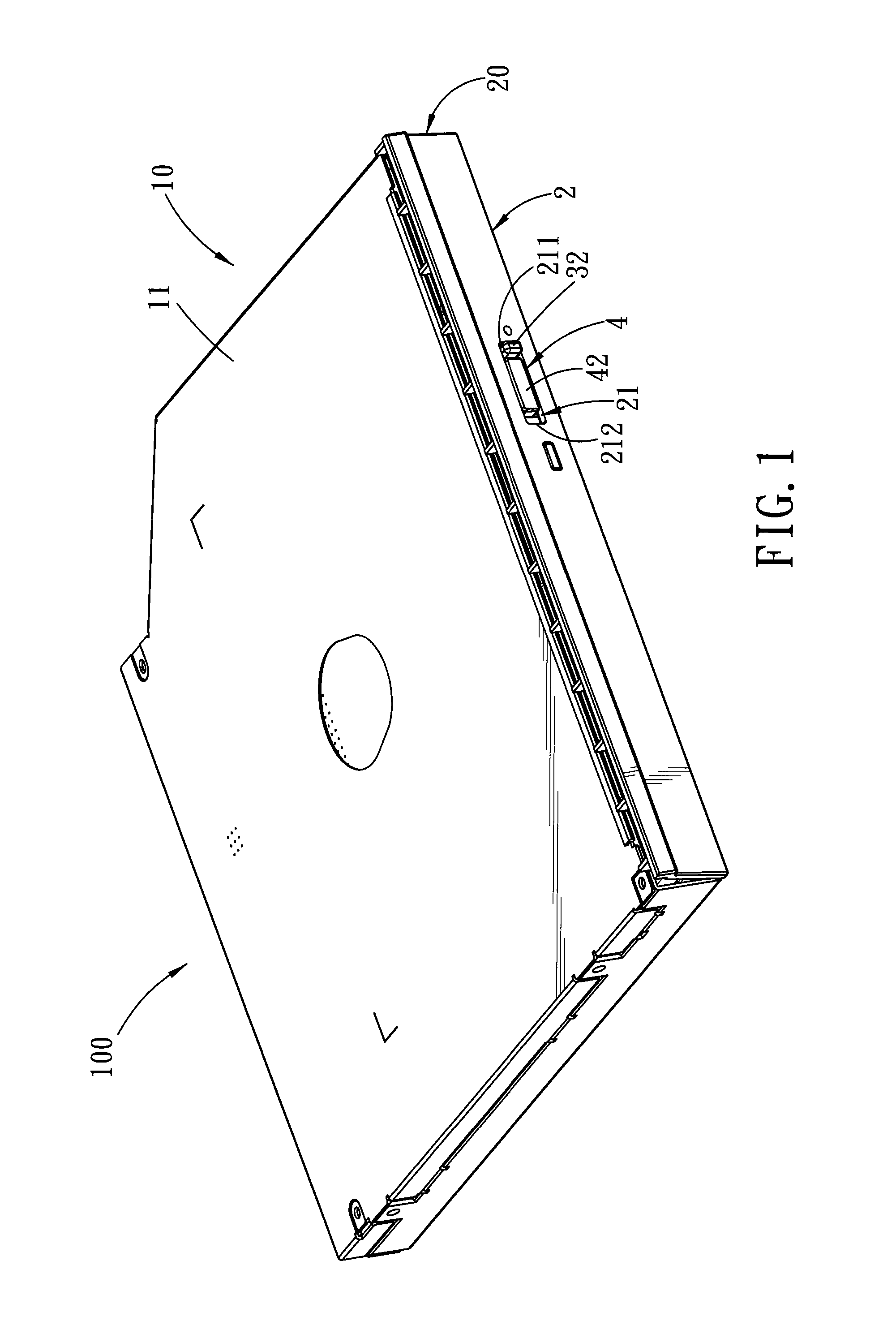 Locking mechanism and an optical disk drive having the same