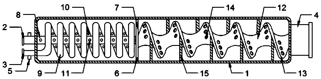 Multi-stage premixed pipe for gas furnace head