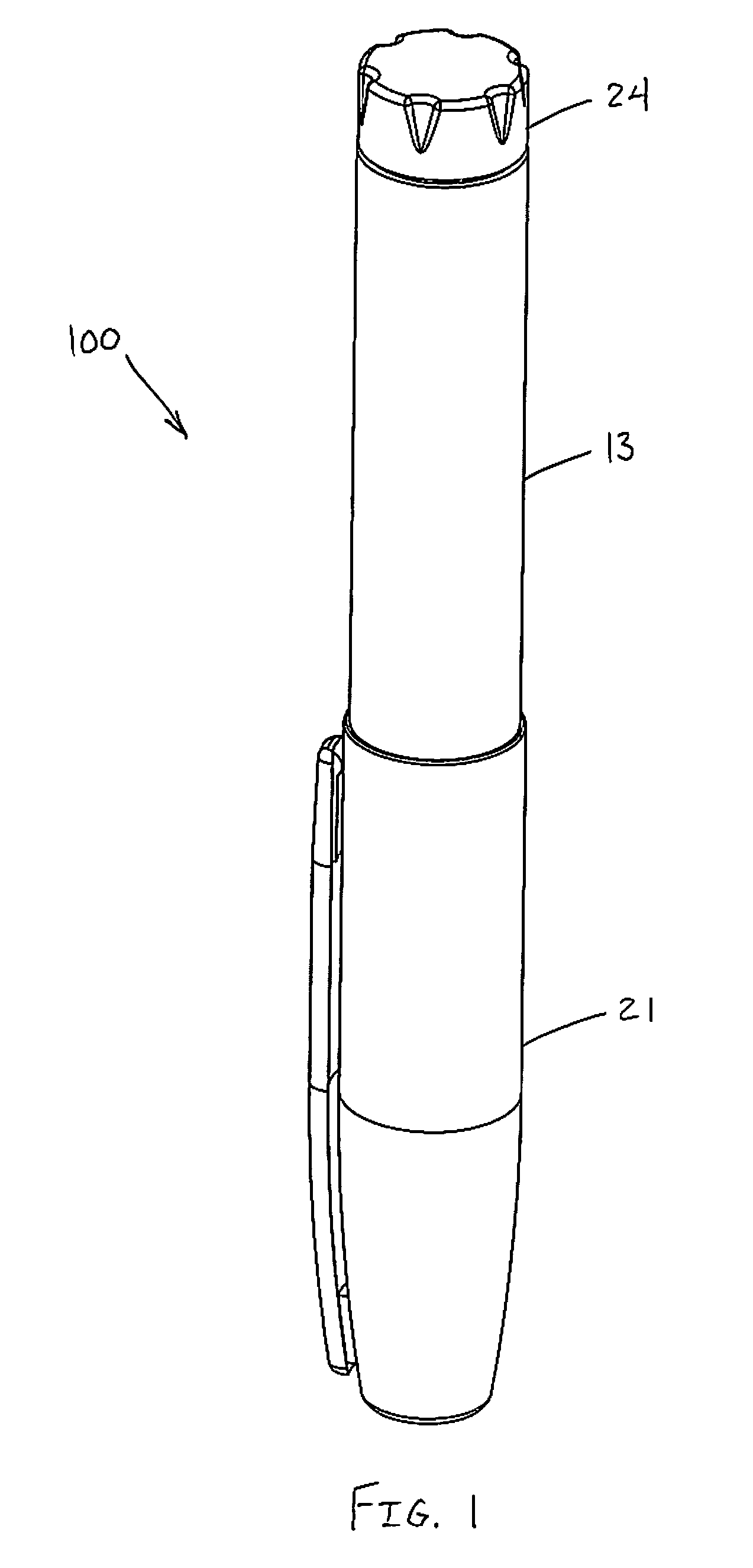 Outer cover of a pen needle for a drug delivery pen