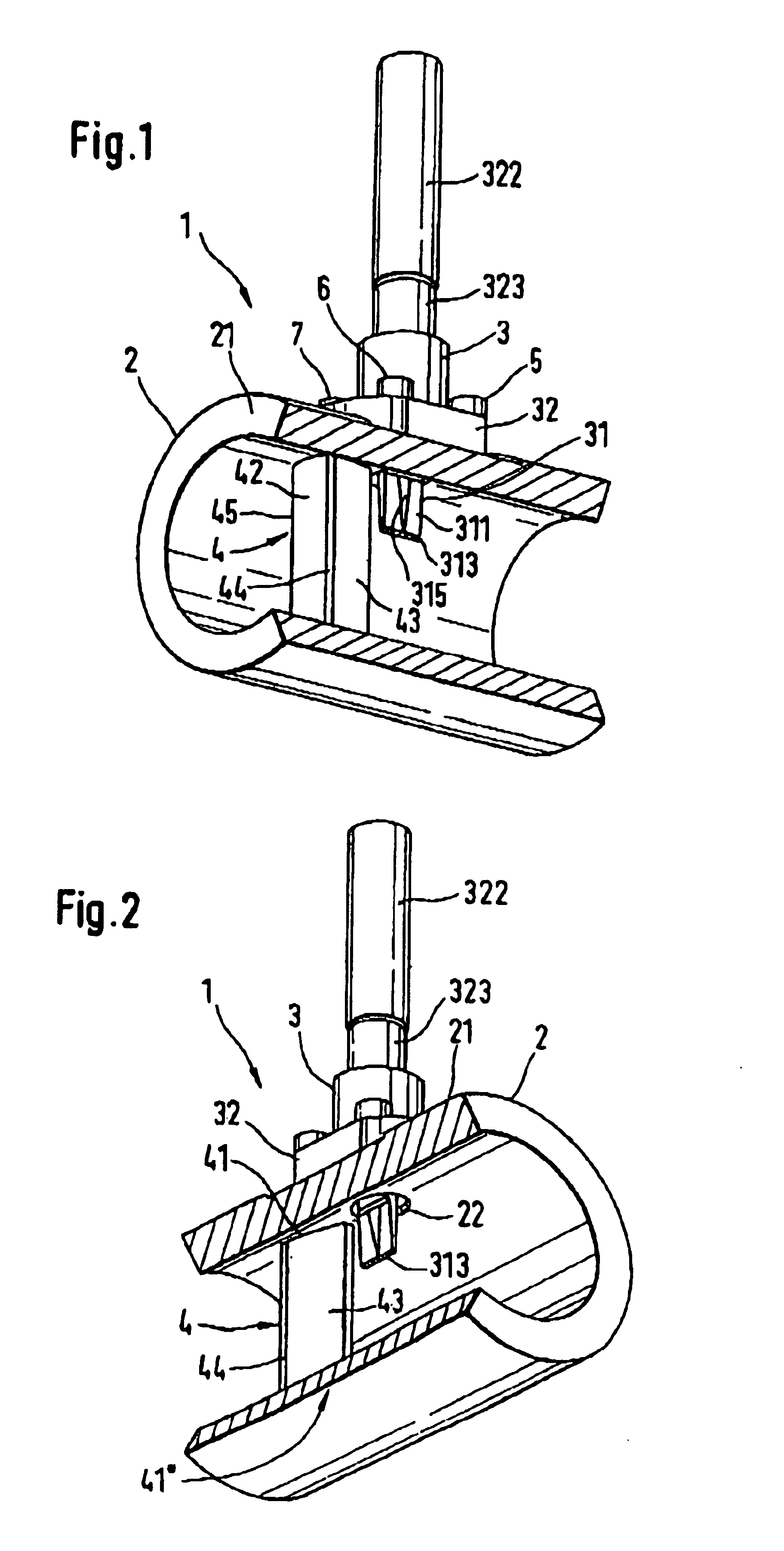 Vortex flow sensor for measuring fluid flow through a flow tube