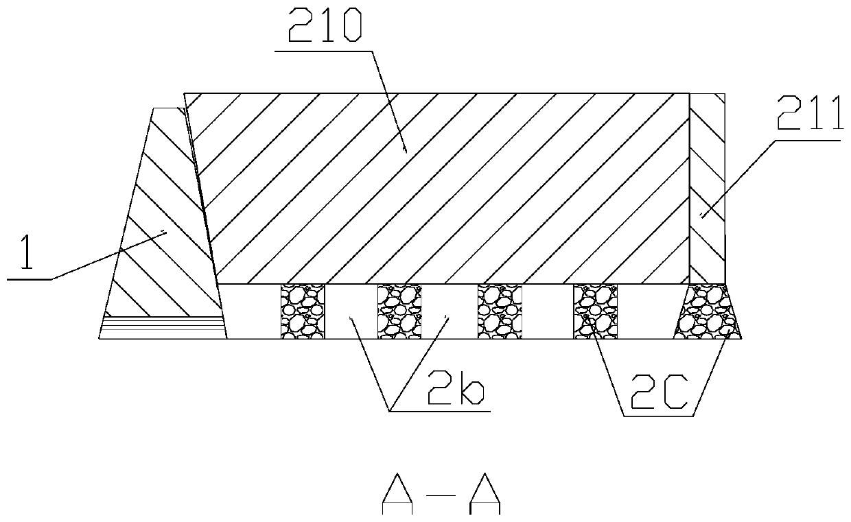 Water making engineering structure based on modular filter layer