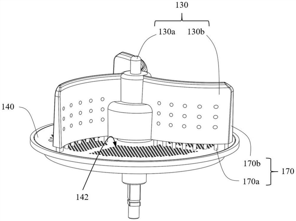 Cleaning tool, solid-liquid separation device of cleaning tool, base station matched with cleaning tool and cleaning equipment