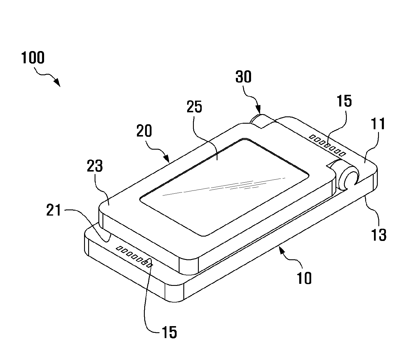 Mobile terminal having floated displaying unit