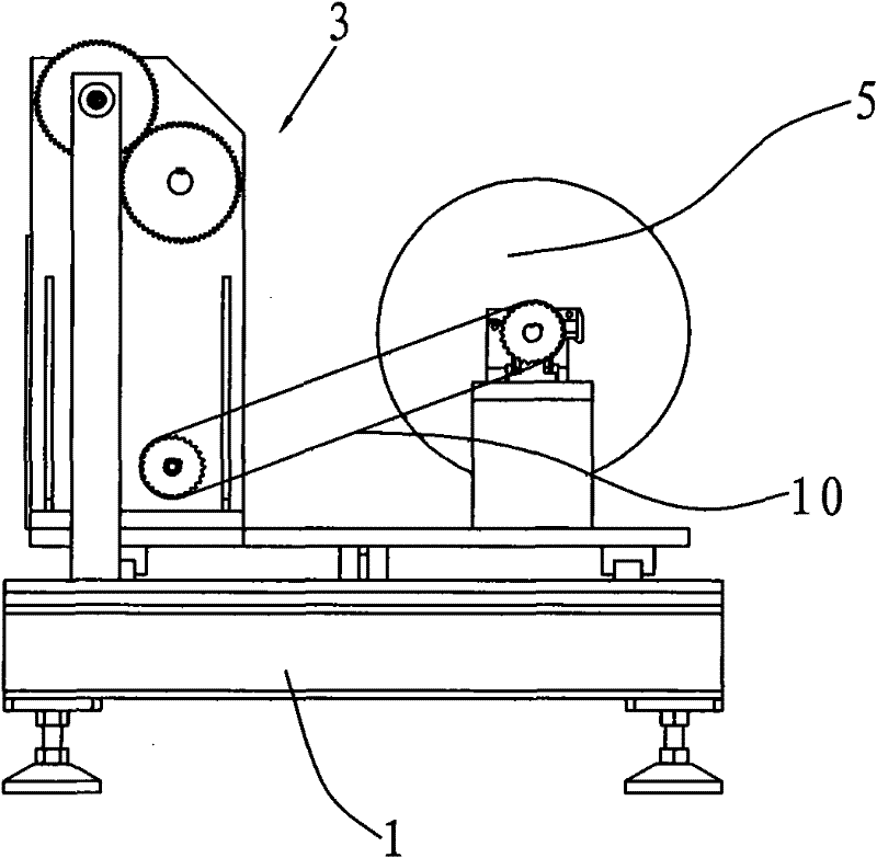 Full-automatic die-cutting feeding, material-receiving and discharging mechanism for lithium battery pole piece