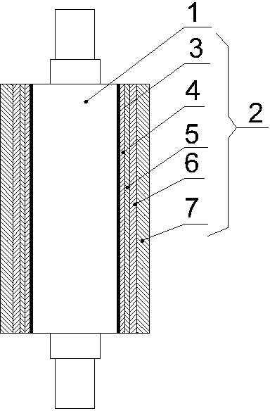 High line pressure compound silica gel roller