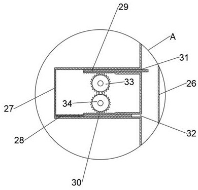 Perineum washing and sterilizing device for gynecological nursing