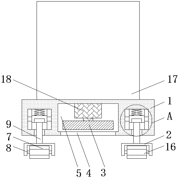 Convenient-to-move sand mixer for casting