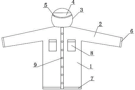 Multifunctional plastic raincoat