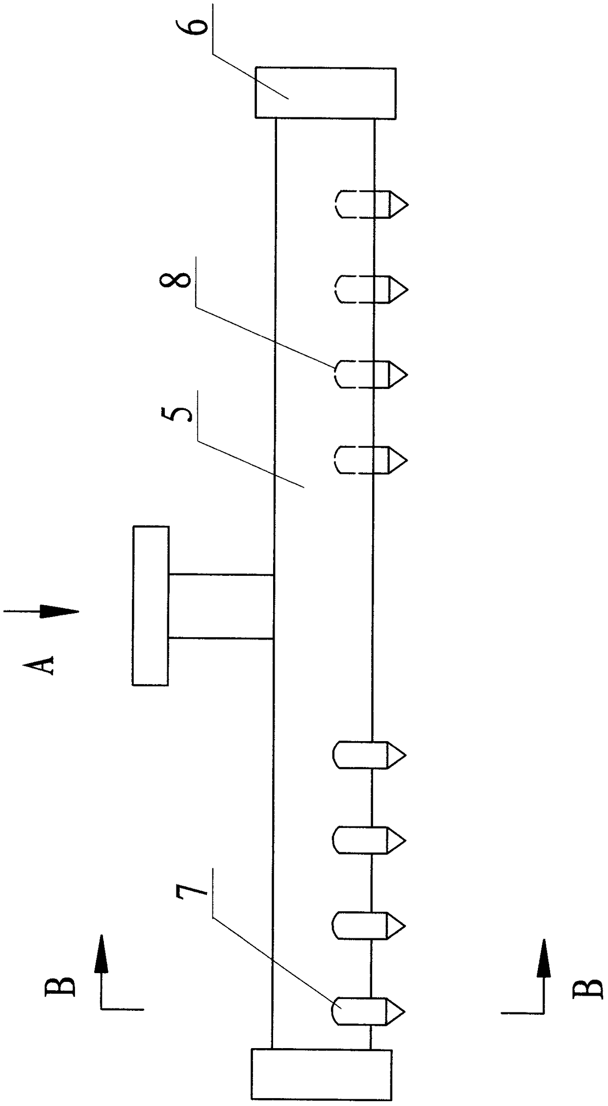 Soy sauce pouring equipment