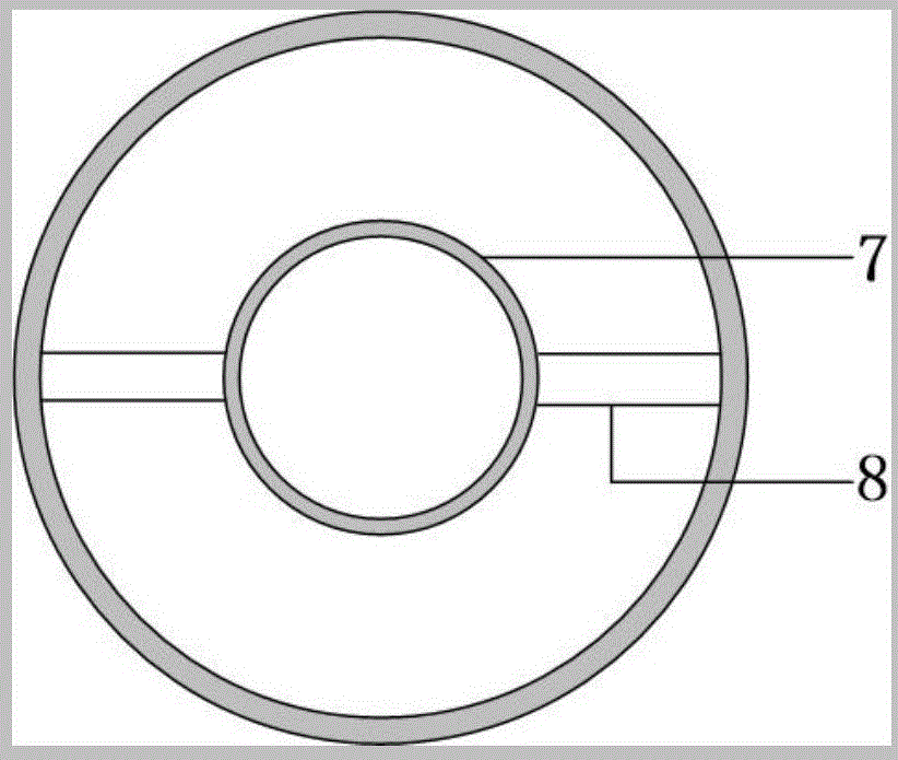 Internal-circulation biological fluidized bed system used for VOCs and malodorous gas treatments