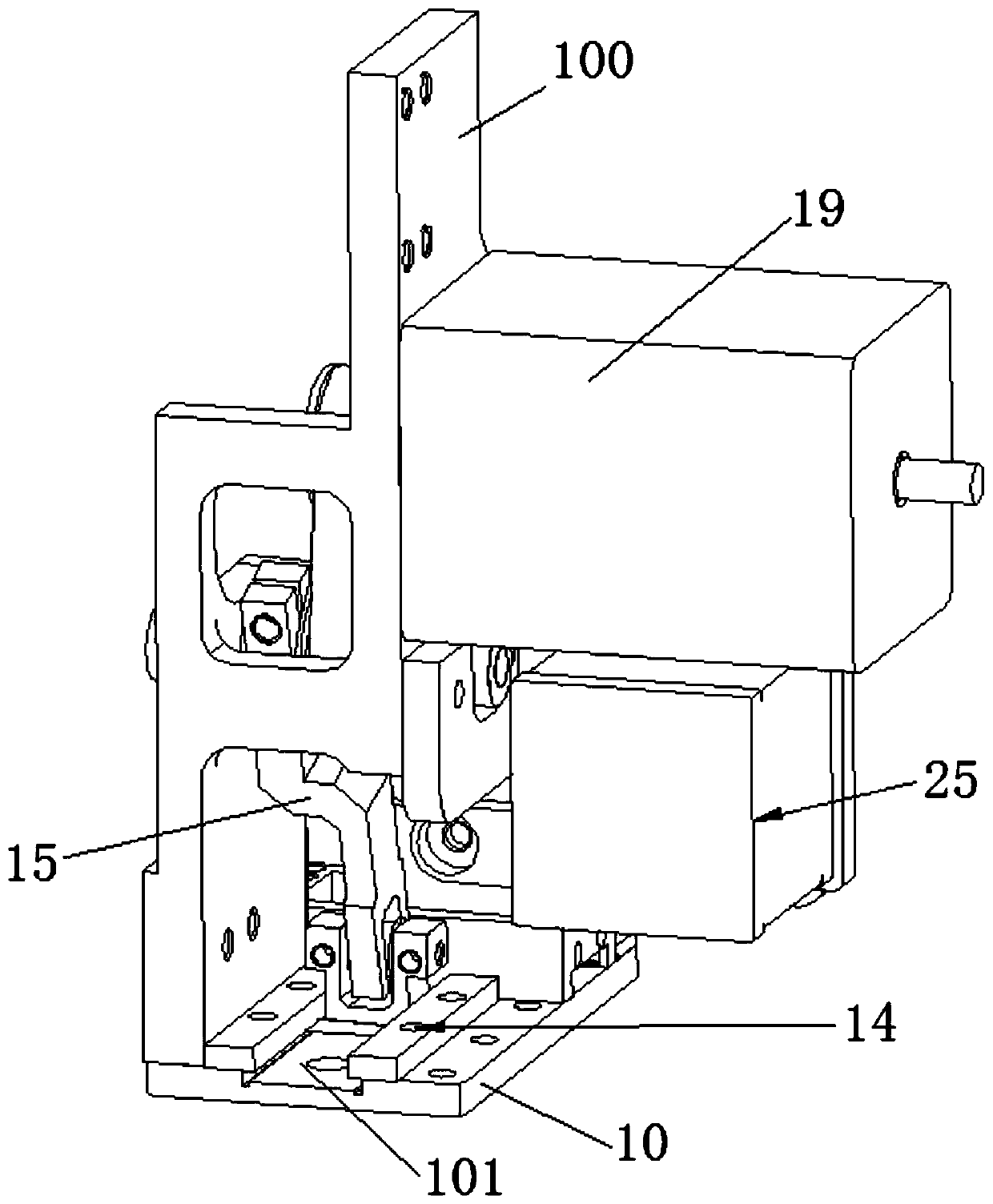 Bead feeding mechanism for bead embroidery machine and bead embroidery machine