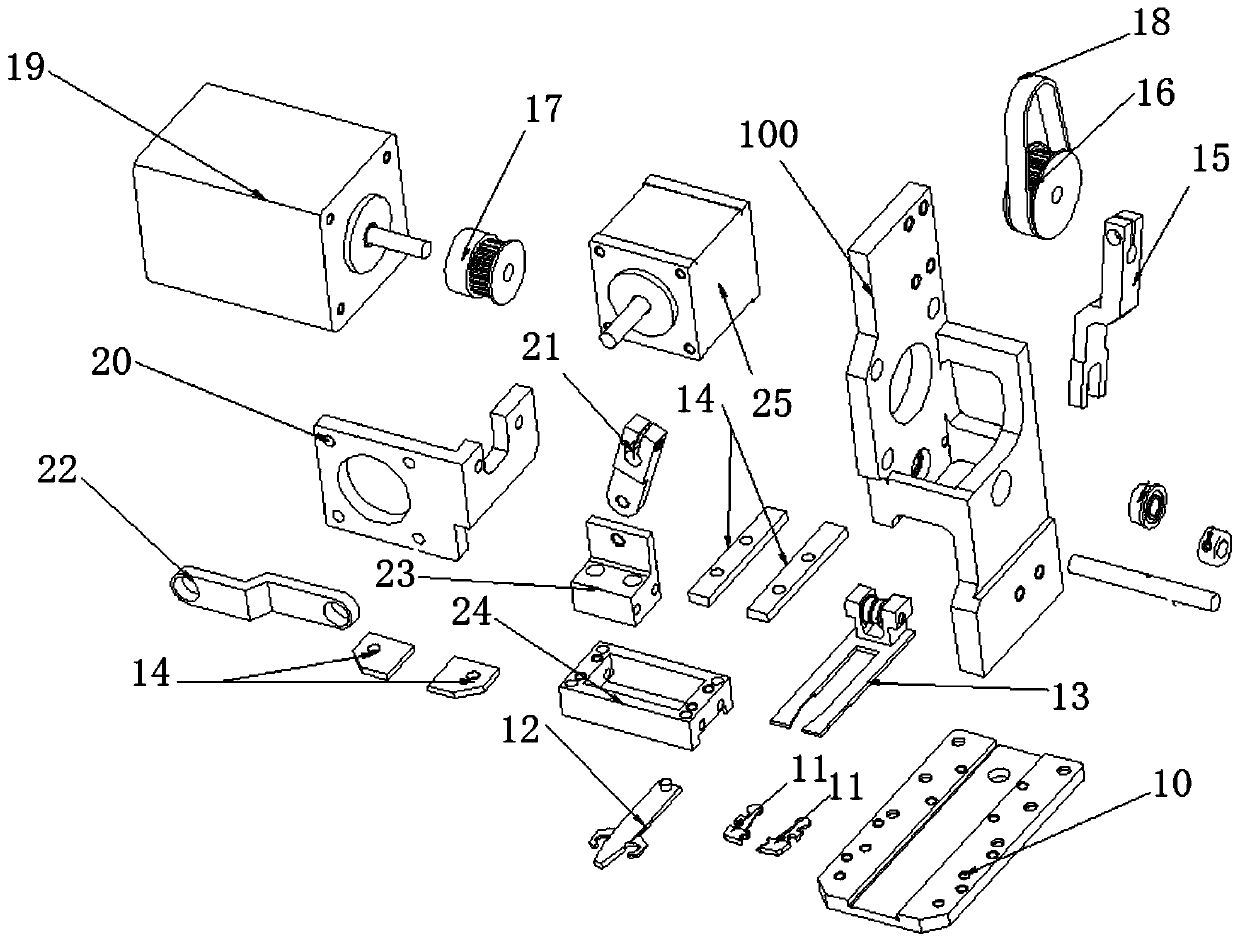 Bead feeding mechanism for bead embroidery machine and bead embroidery machine