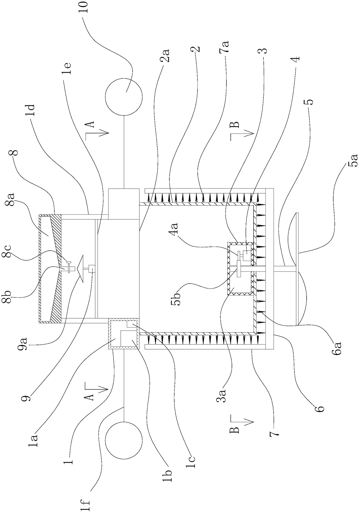 Net cage with automatic cleaning and feeding functions