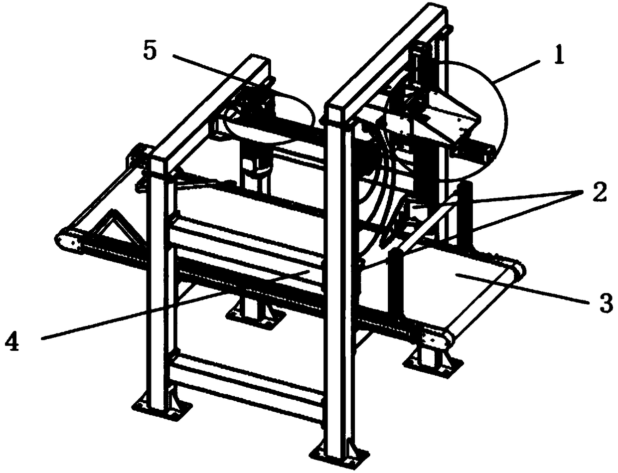 Flexible automatic splitting machine based on tire bead