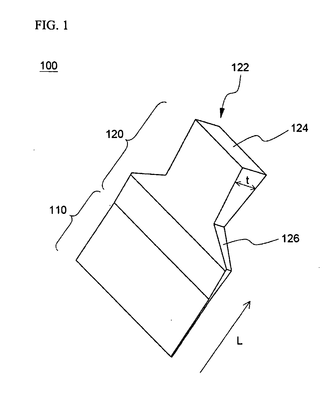 Three-dimensional electrode terminal for pouch-typed battery