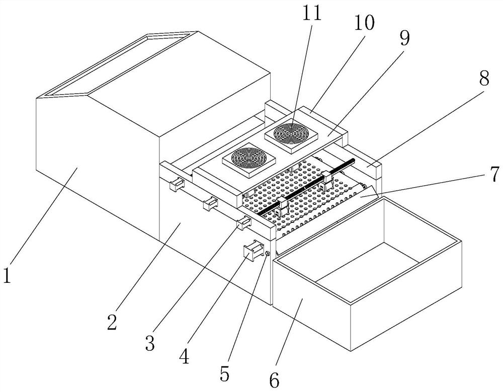 Paper collecting device of offset press