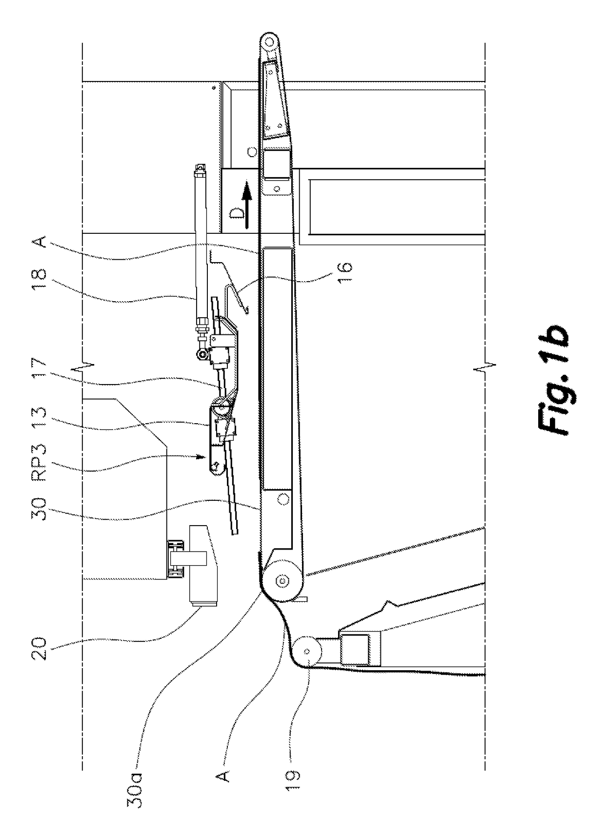 Machine for spreading out and loading flat clothing articles with an auxiliary device that deposits and feeds flat clothing articles on a conveyor belt