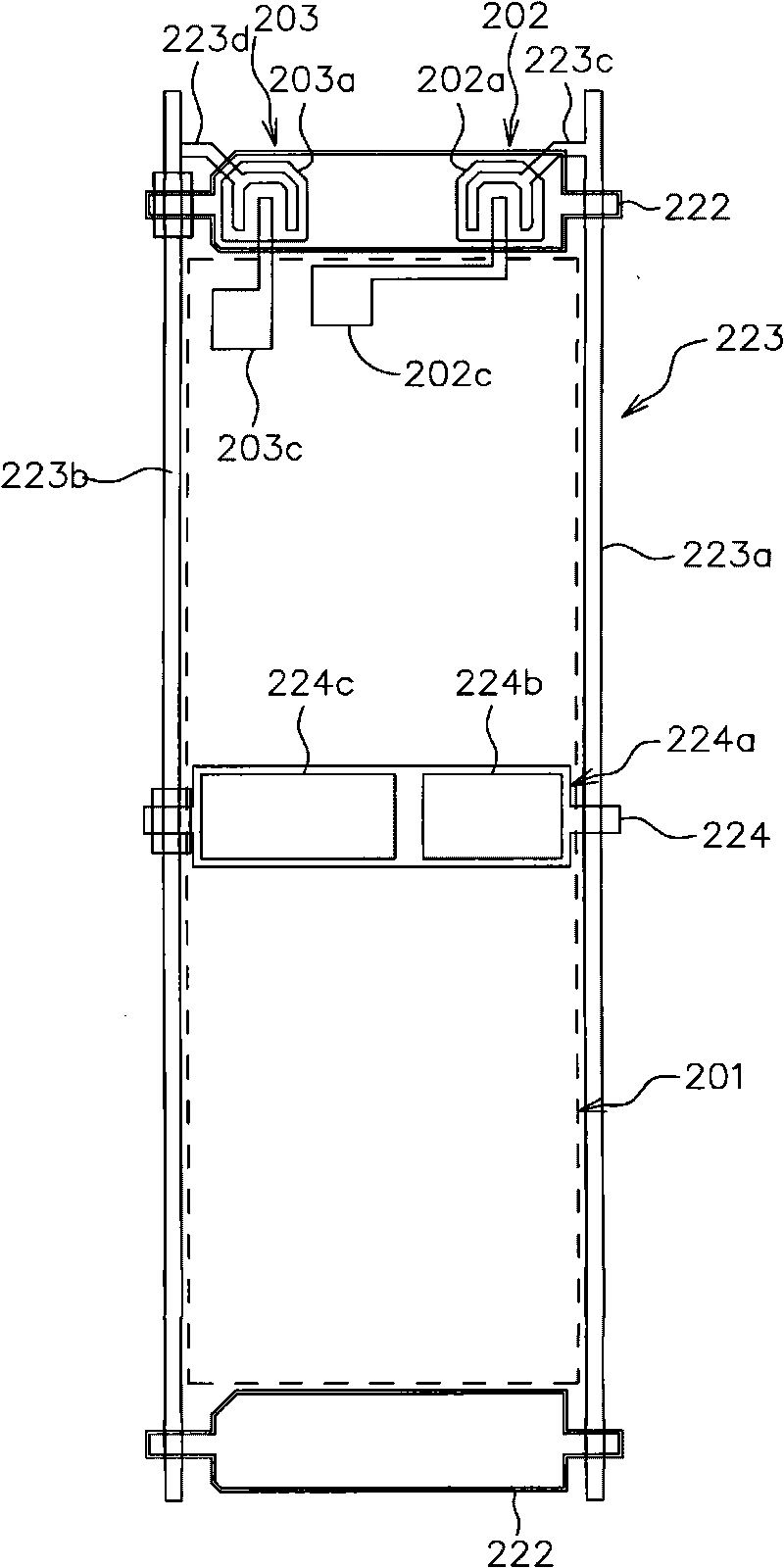 Thin film transistor array substrate as well as application and manufacturing method thereof