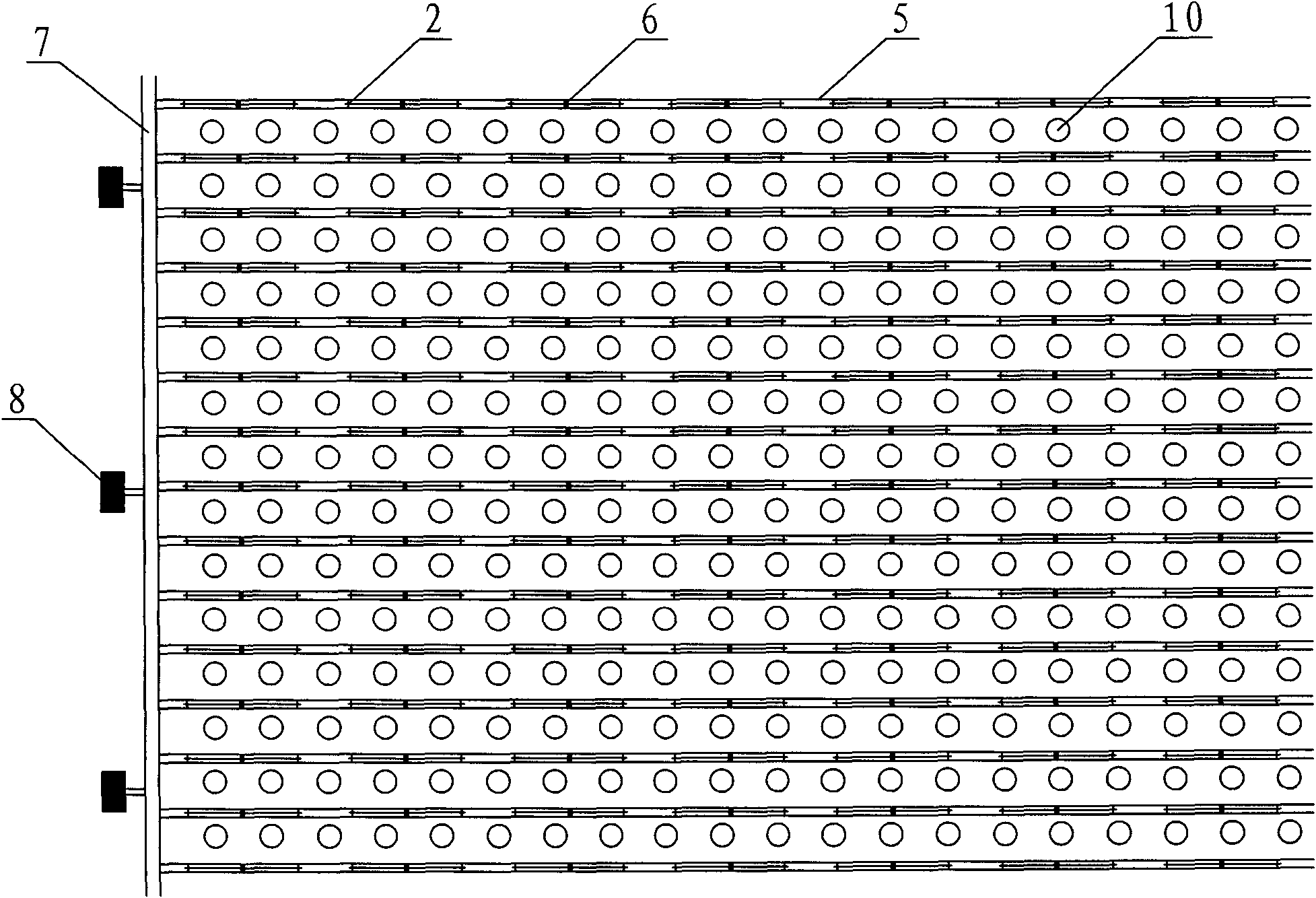 Vacuum and dynamic compaction synchronization method