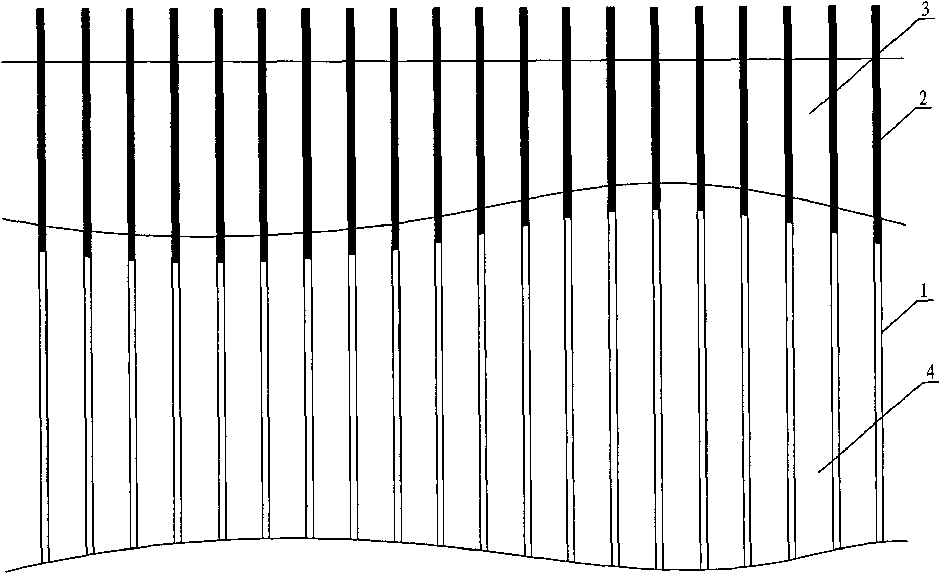 Vacuum and dynamic compaction synchronization method