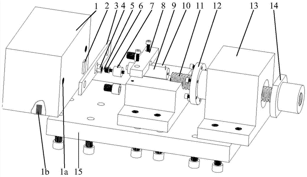 A test device for testing the impact resistance of coated tools