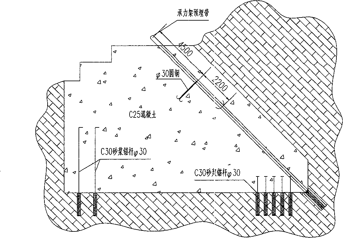 Non-tower cable crane