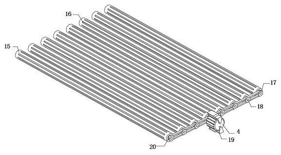 A bending device for hatch cover processing