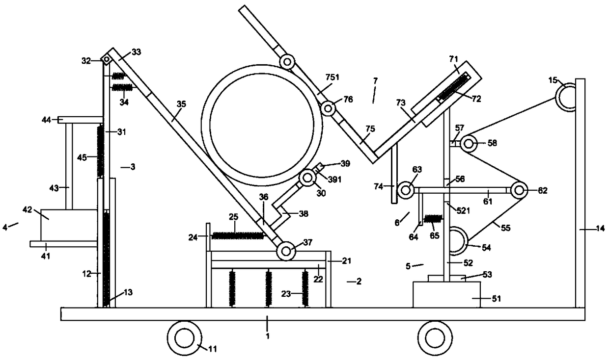 Novel cable processing and peeling equipment in electronic communication field