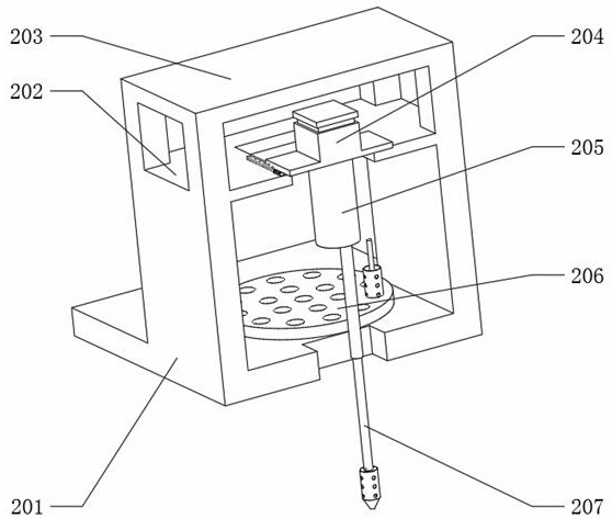 Fruit tree planting pit-digging and fertilization device