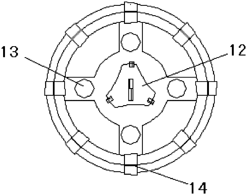 Counter-rotating sealing coal sample sampler and application method thereof