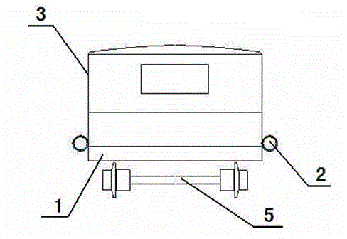 Inclined-shaft man car body