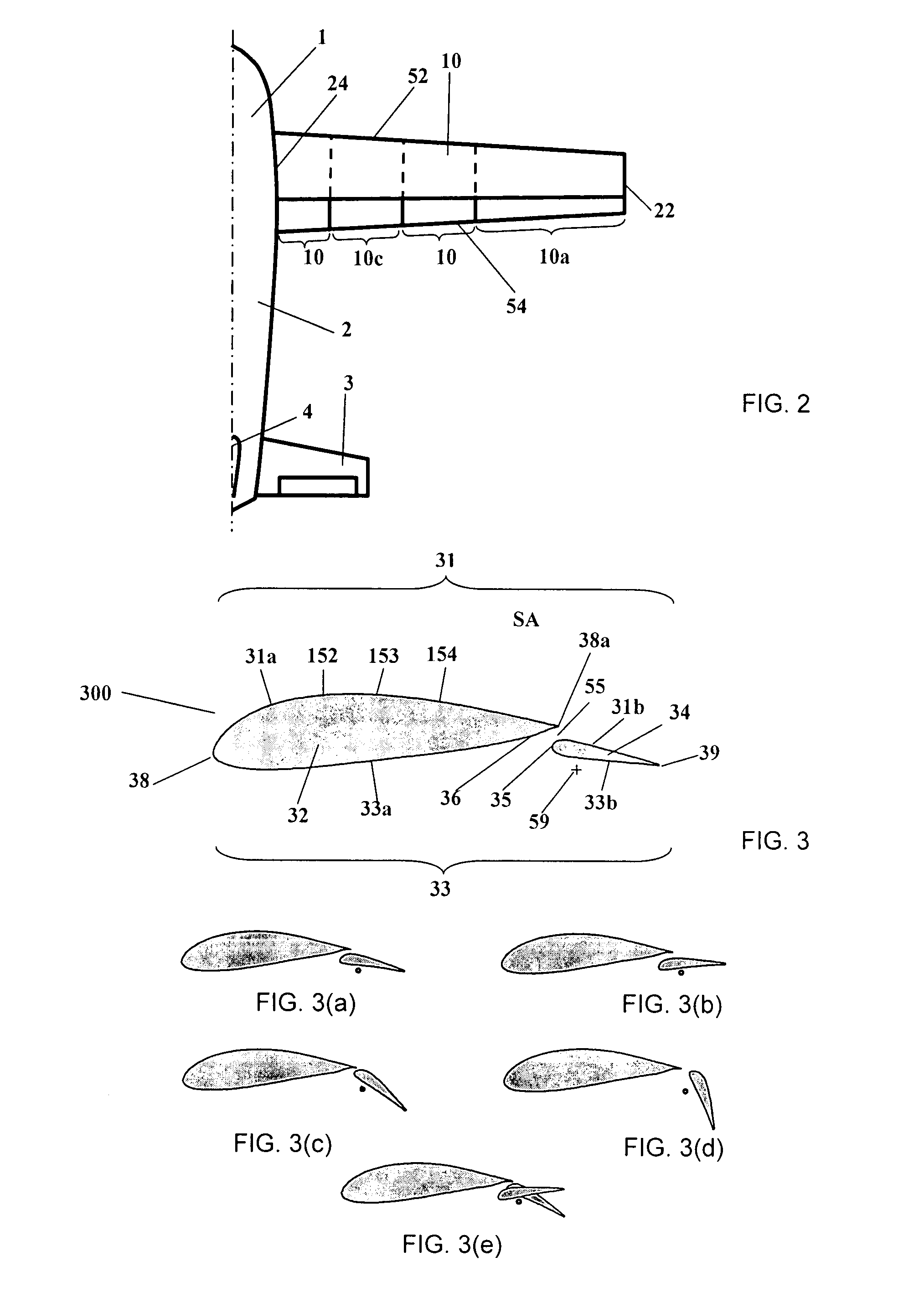 Slotted high lift aerofoils