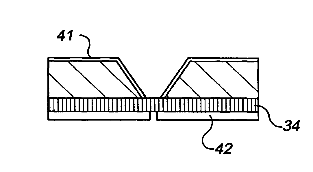 Material deposition techniques for control of solid state aperture surface properties