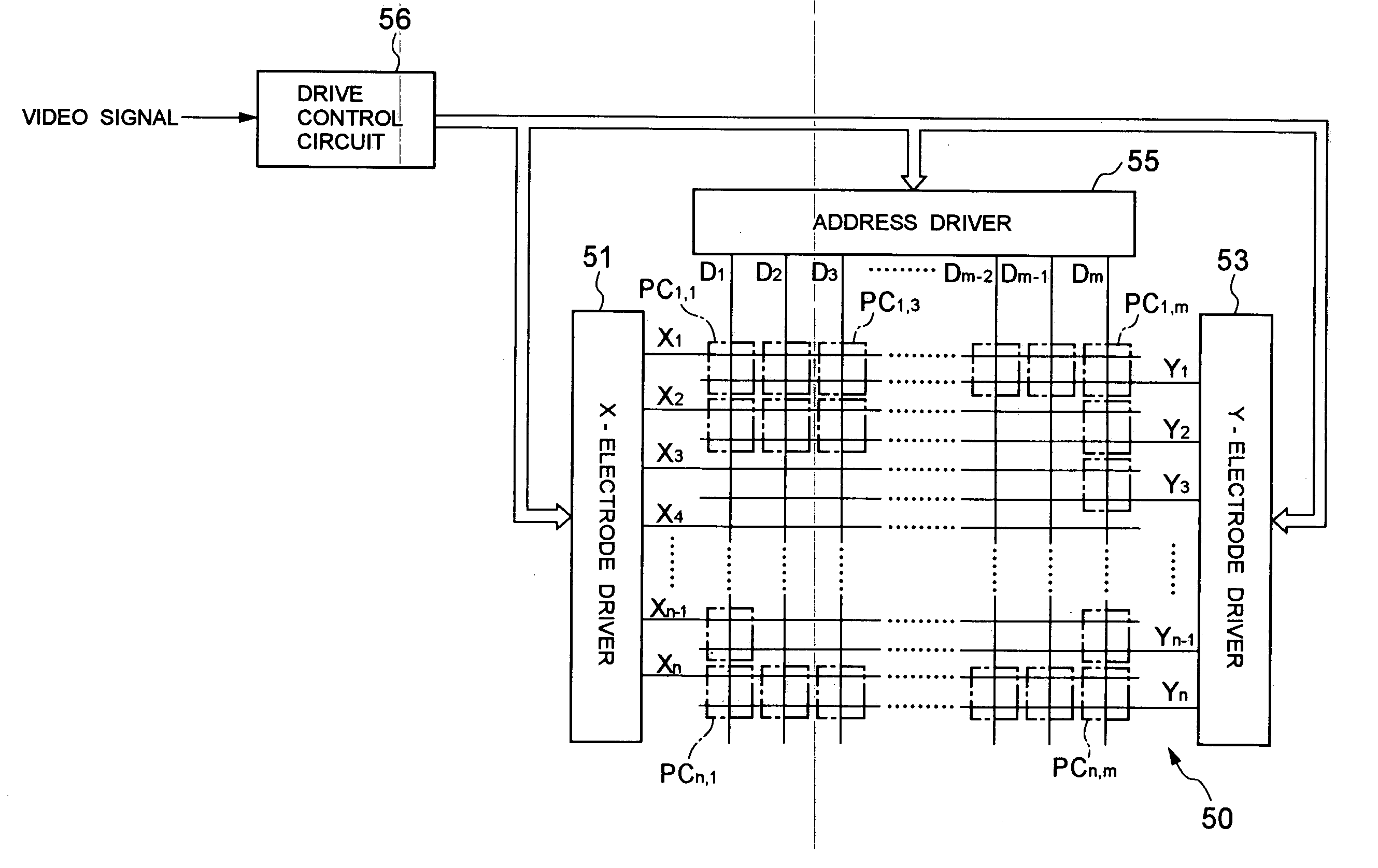 Plasma display device and method for driving a plasma display panel