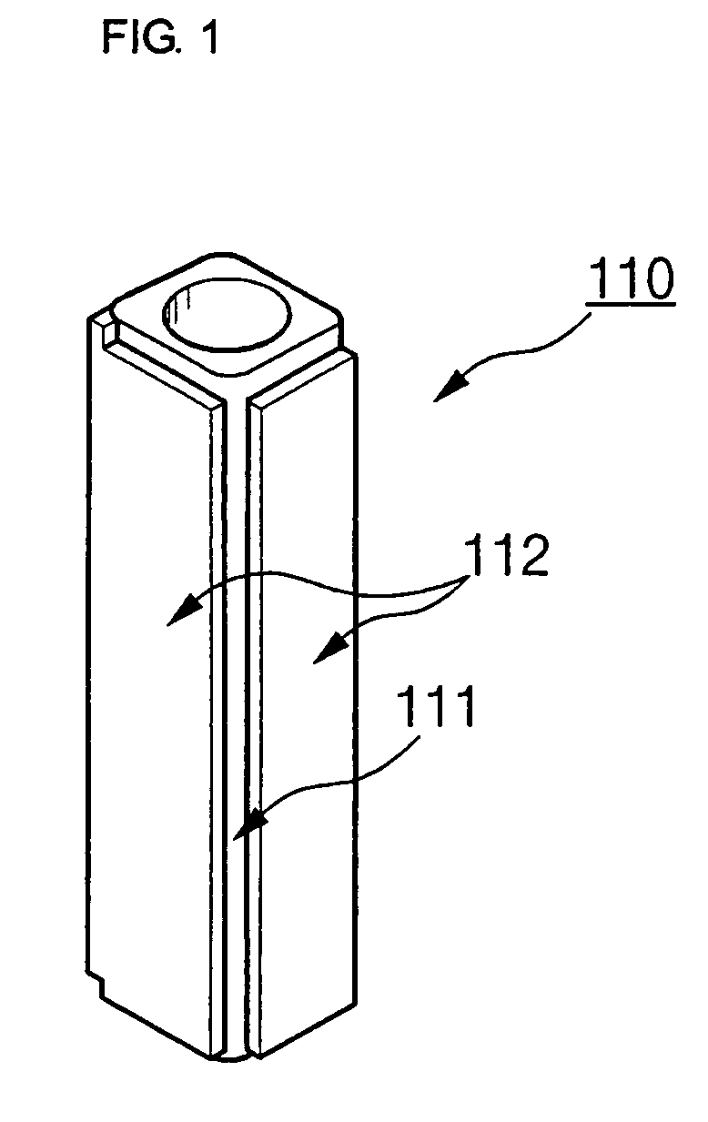 Stator and ceramic tube type ultrasonic motor using the same