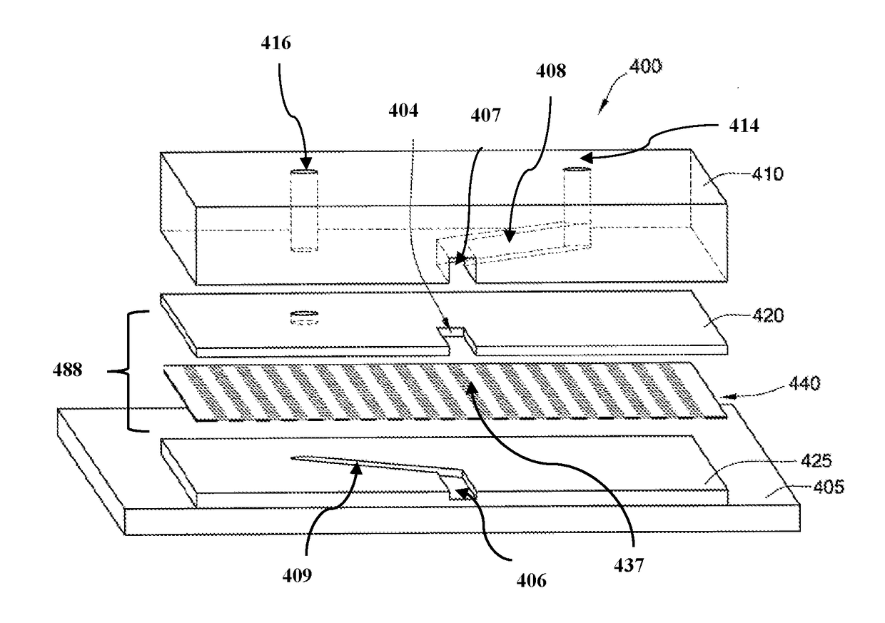 Open-top microfluidic device with structural anchors